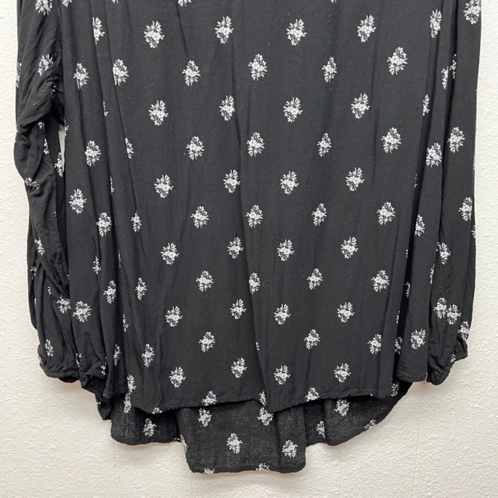 Old Navy Floral Puff Sleeve Top Womens XXL Lightweight Bohemian Contemporary